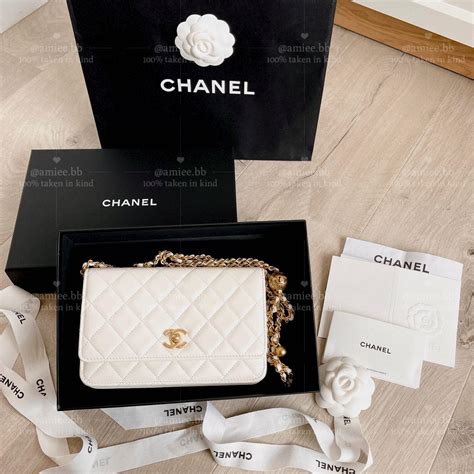 chanel wallet on chain with pearl|chanel wallet on chain classic.